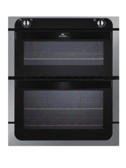 New World Nw701Do 70Cm Built Under Fanned Electric Double Oven - Stainless Steel